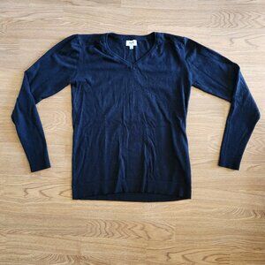 Amalli Talli Small Tall Black V Neck Sweater